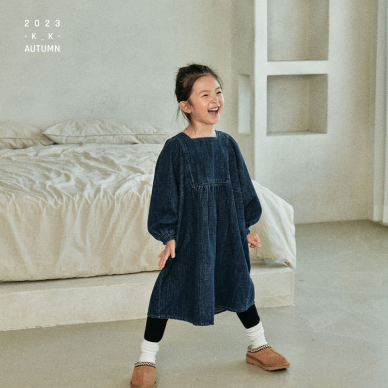 Kk - Korean Children Fashion - #kidsstore - Page Denim one-piece - 7