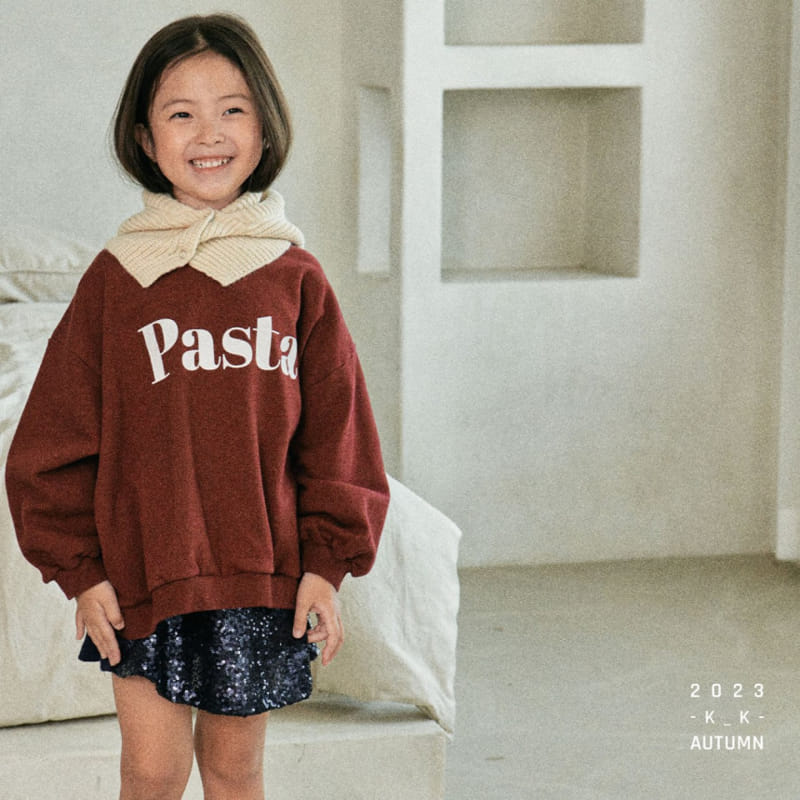 Kk - Korean Children Fashion - #kidsstore - Pasta Sweatshirt - 6