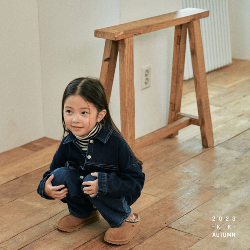 Kk - Korean Children Fashion - #kidsstore - Tomboy Denim Shirt - 5