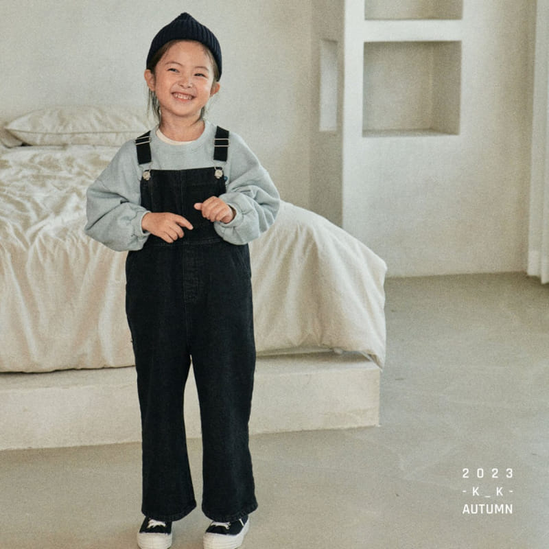 Kk - Korean Children Fashion - #kidzfashiontrend - Denim Dungarees - 2