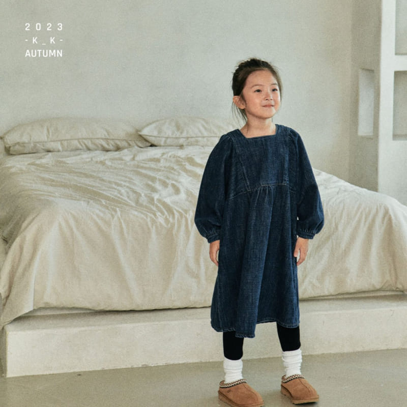 Kk - Korean Children Fashion - #kidzfashiontrend - Page Denim one-piece - 8