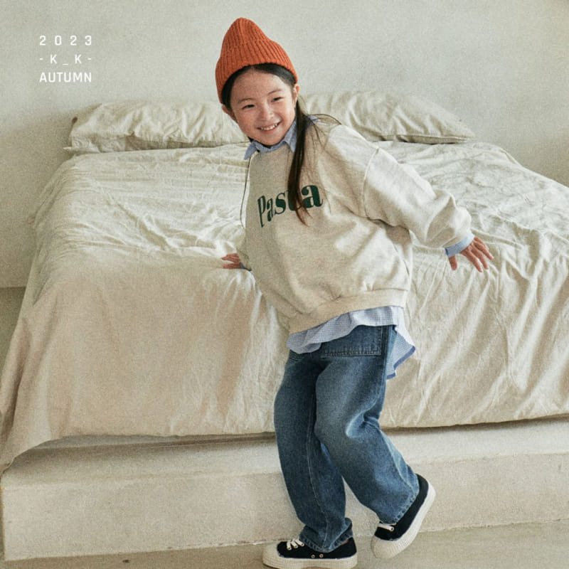 Kk - Korean Children Fashion - #magicofchildhood - Pasta Sweatshirt - 10