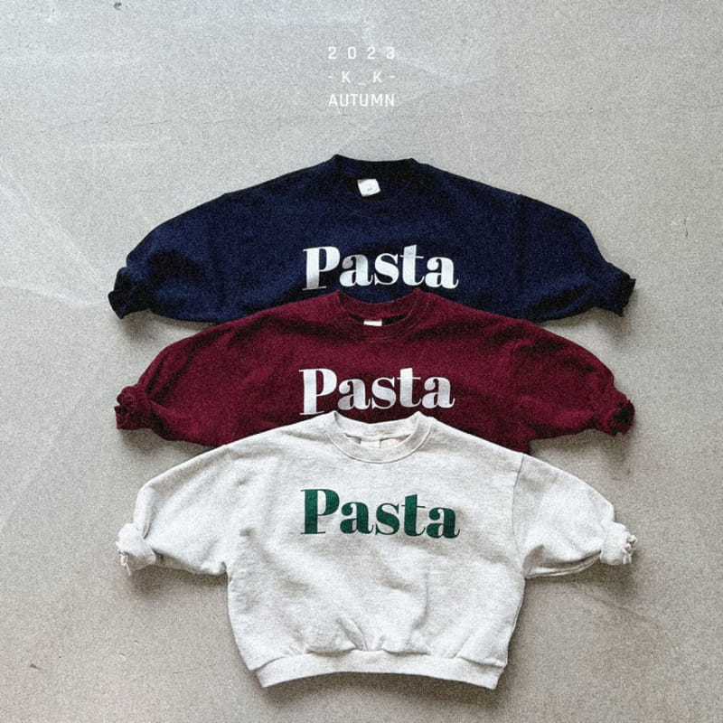 Kk - Korean Children Fashion - #prettylittlegirls - Pasta Sweatshirt - 12