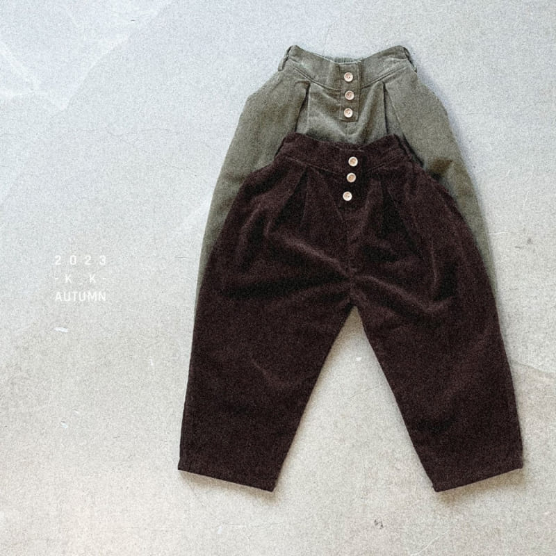 Kk - Korean Children Fashion - #toddlerclothing - Kims Pants - 12