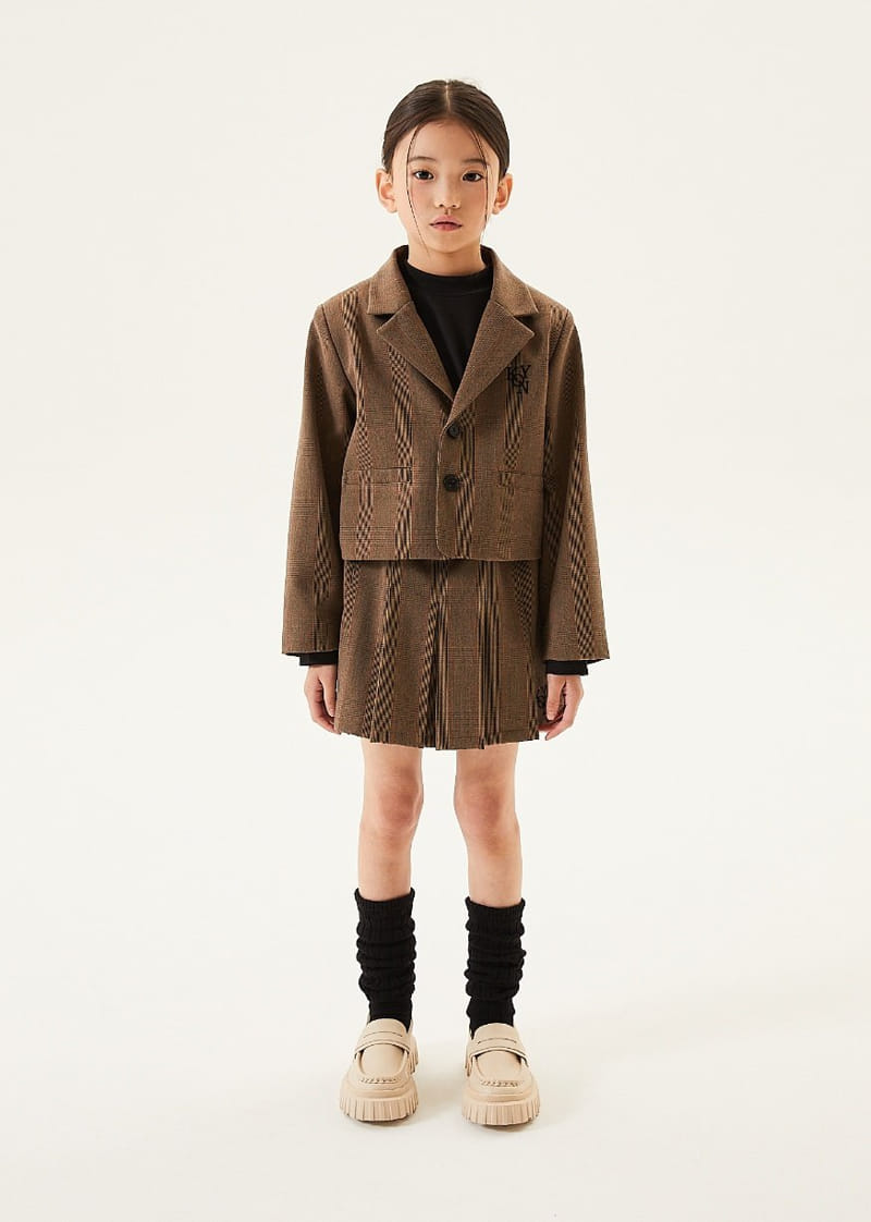 Kokoyarn - Korean Junior Fashion - #childofig - Lowell Check Jacket - 10