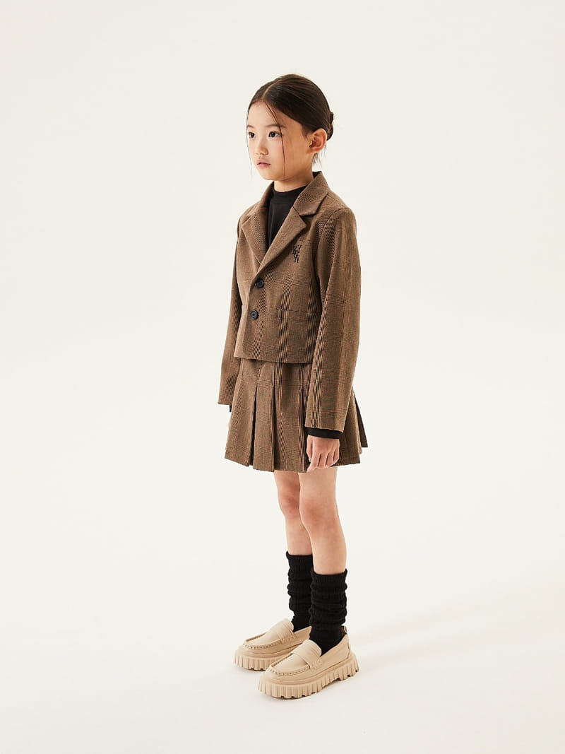 Kokoyarn - Korean Junior Fashion - #childrensboutique - Lowell Check Jacket - 11