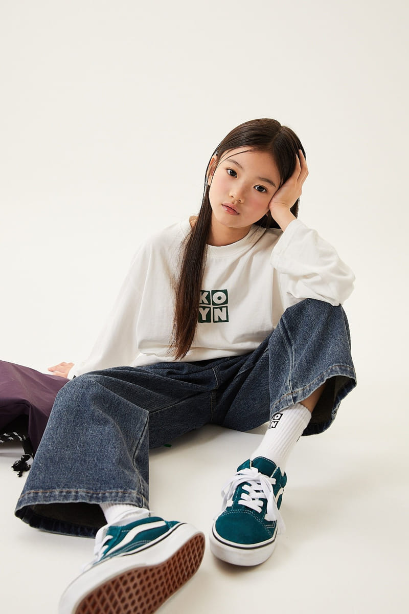 Kokoyarn - Korean Junior Fashion - #designkidswear - Square Logo Tee - 11