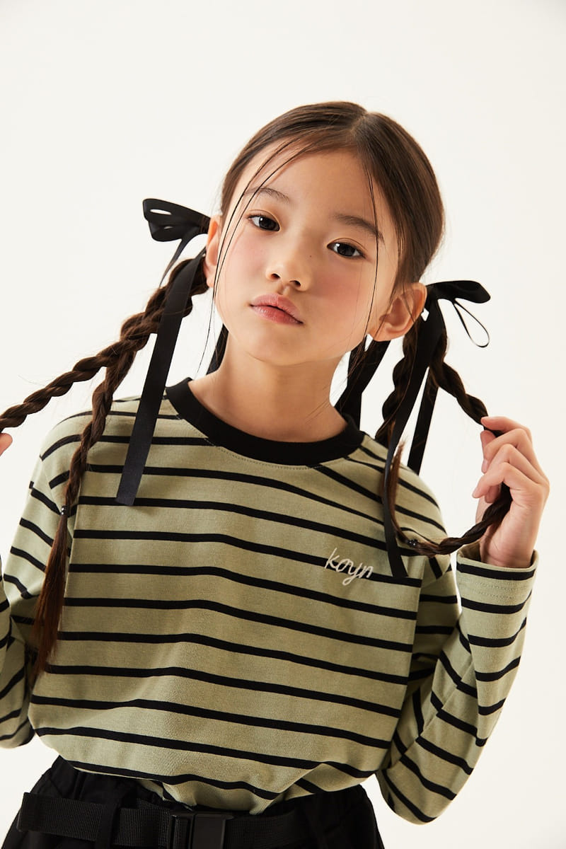 Kokoyarn - Korean Junior Fashion - #designkidswear - Season Stripes Tee - 4