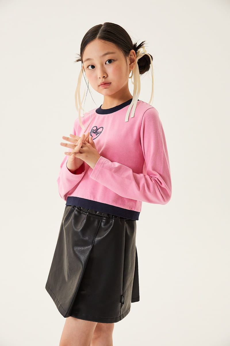 Kokoyarn - Korean Junior Fashion - #kidsshorts - Leather Skirt - 11