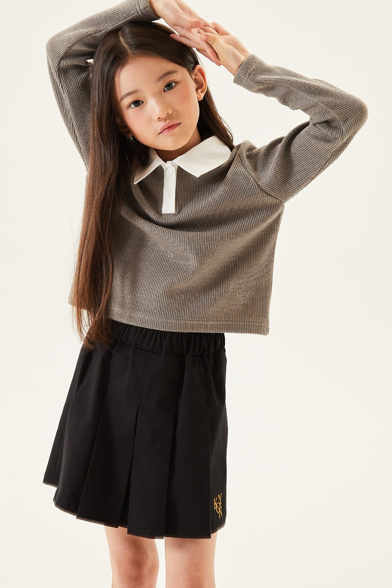 Kokoyarn - Korean Junior Fashion - #kidzfashiontrend - Collin Knit Collar Tee - 9