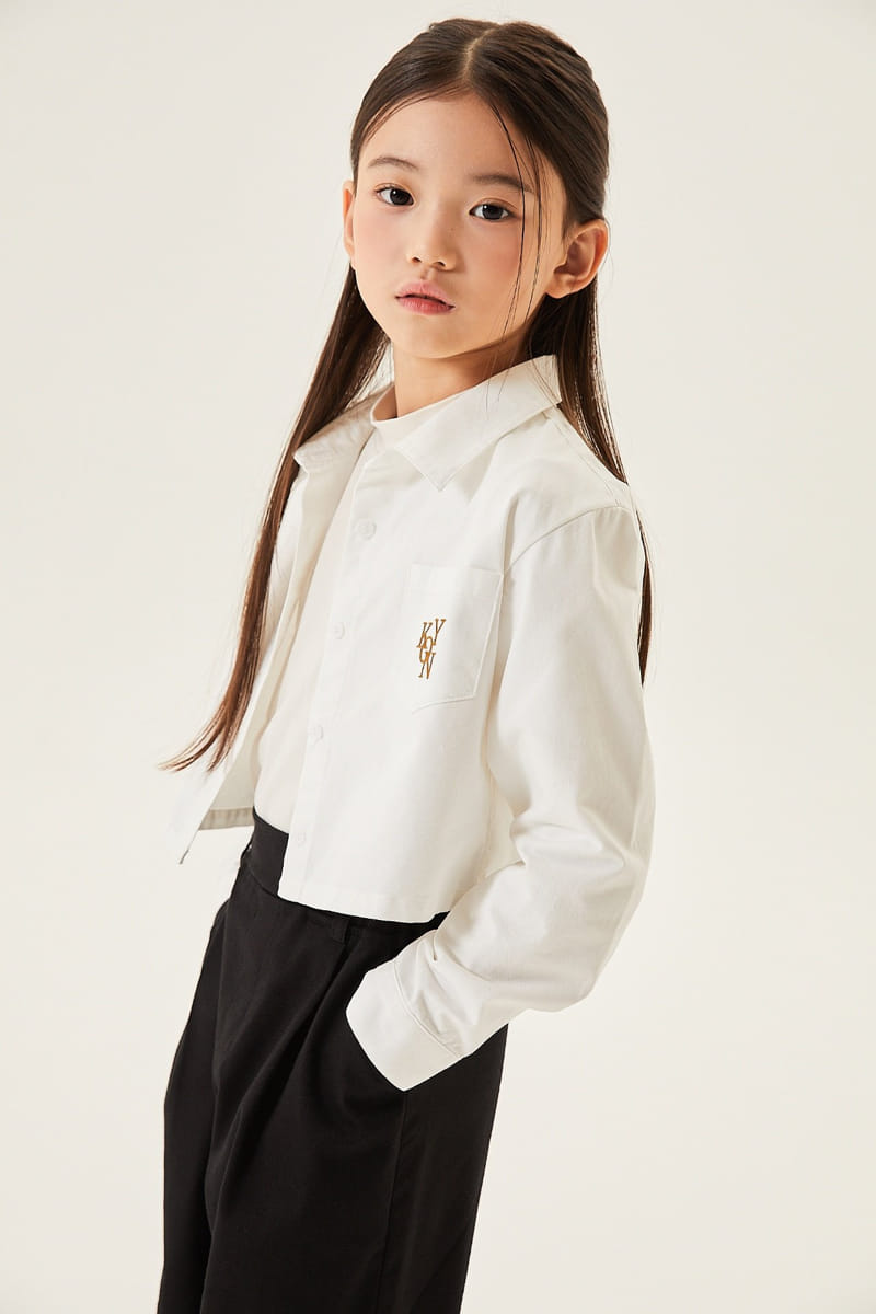 Kokoyarn - Korean Junior Fashion - #littlefashionista - Crop Shirt - 5