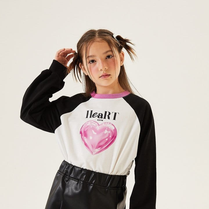 Kokoyarn - Korean Junior Fashion - #littlefashionista - Heart Tee - 8