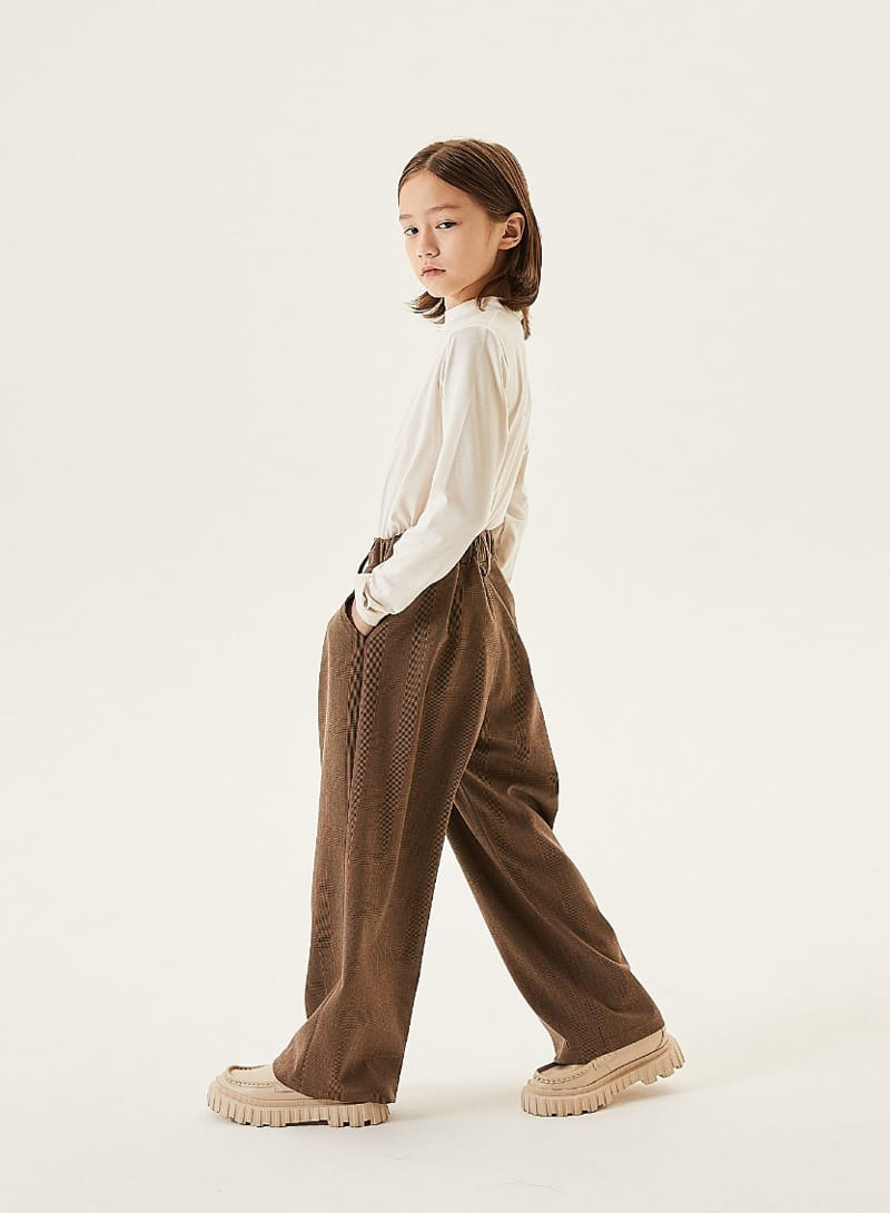 Kokoyarn - Korean Junior Fashion - #minifashionista - Lowell Check Pants - 7