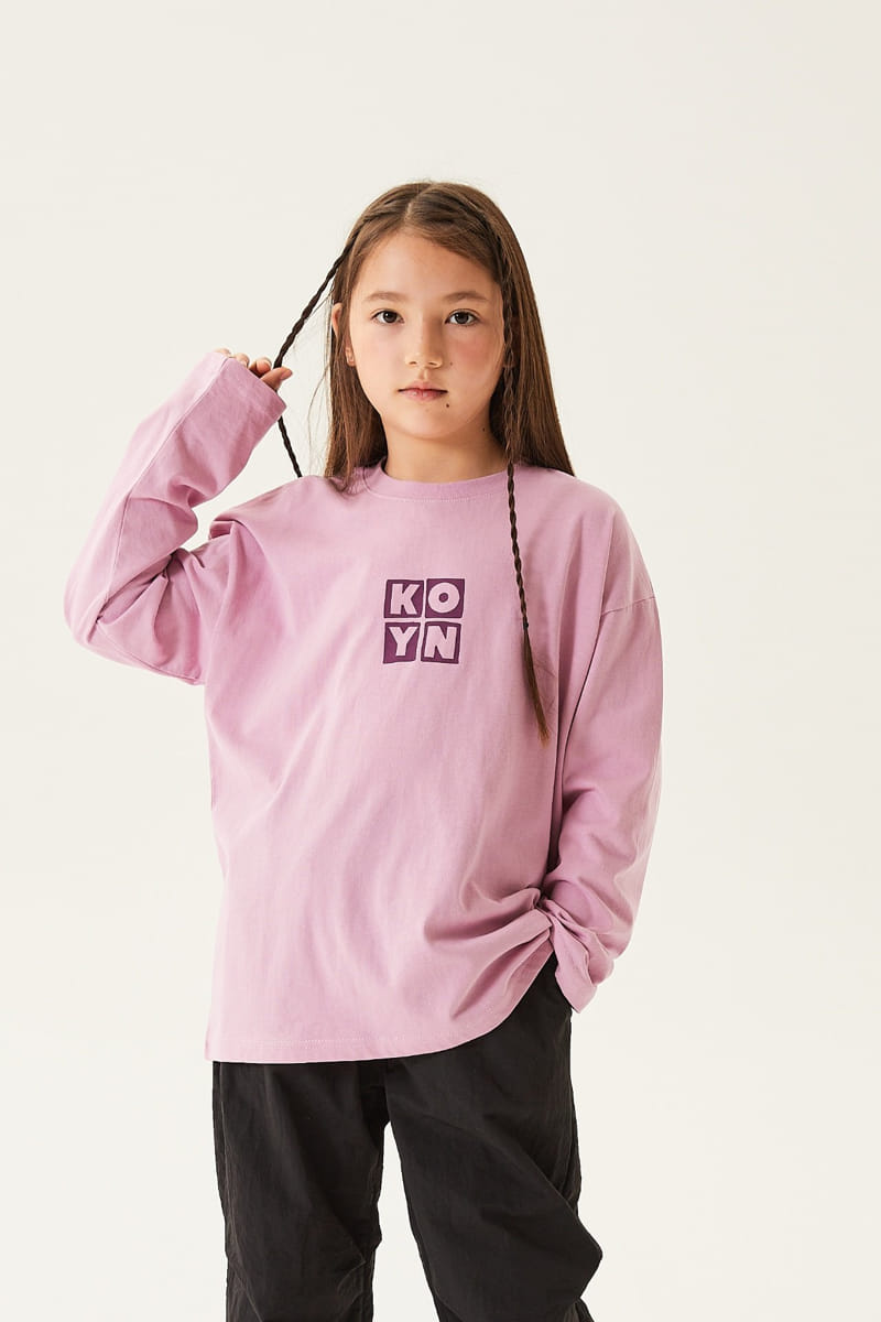 Kokoyarn - Korean Junior Fashion - #prettylittlegirls - Square Logo Tee - 5