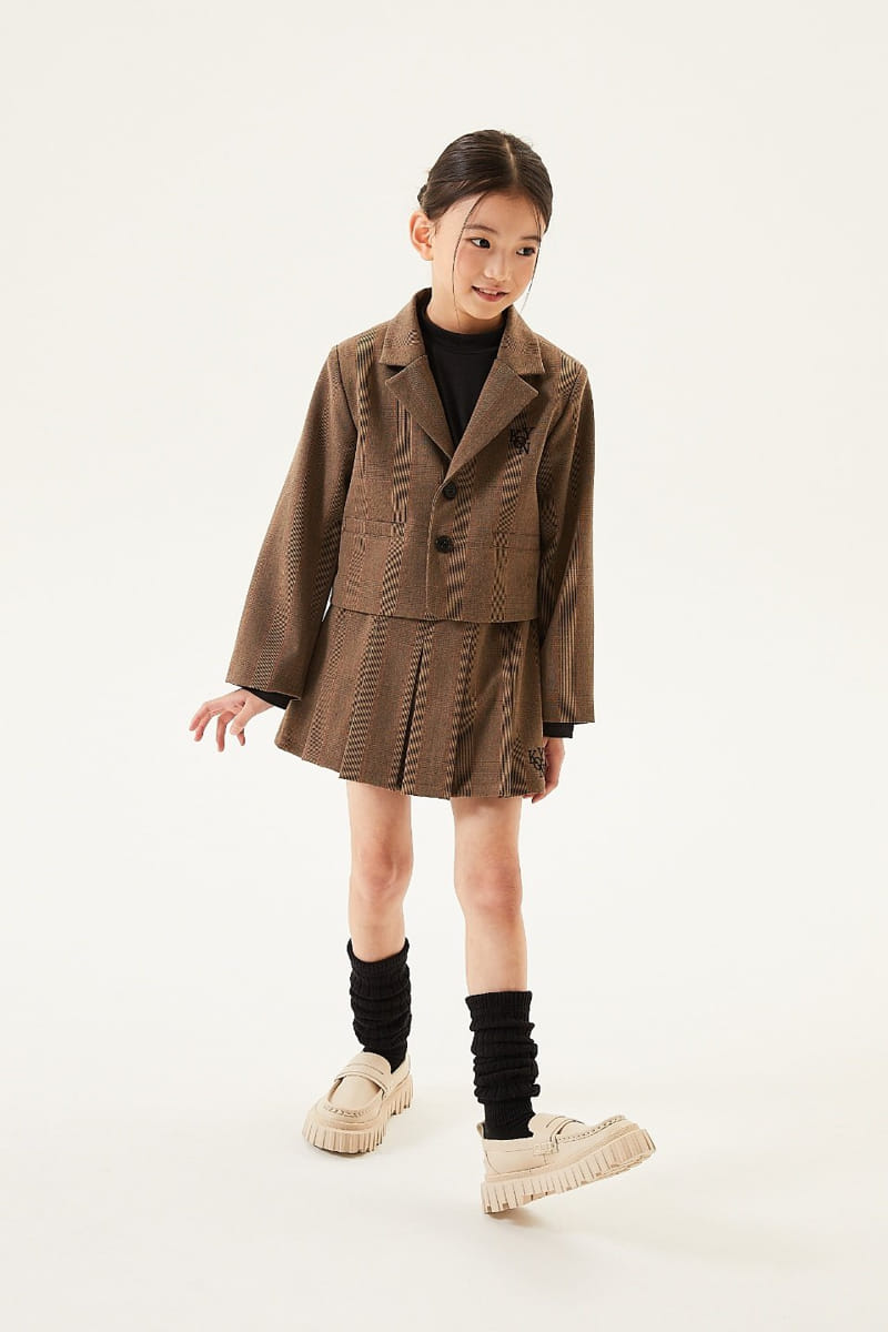 Kokoyarn - Korean Junior Fashion - #stylishchildhood - Lowell Check Jacket - 9