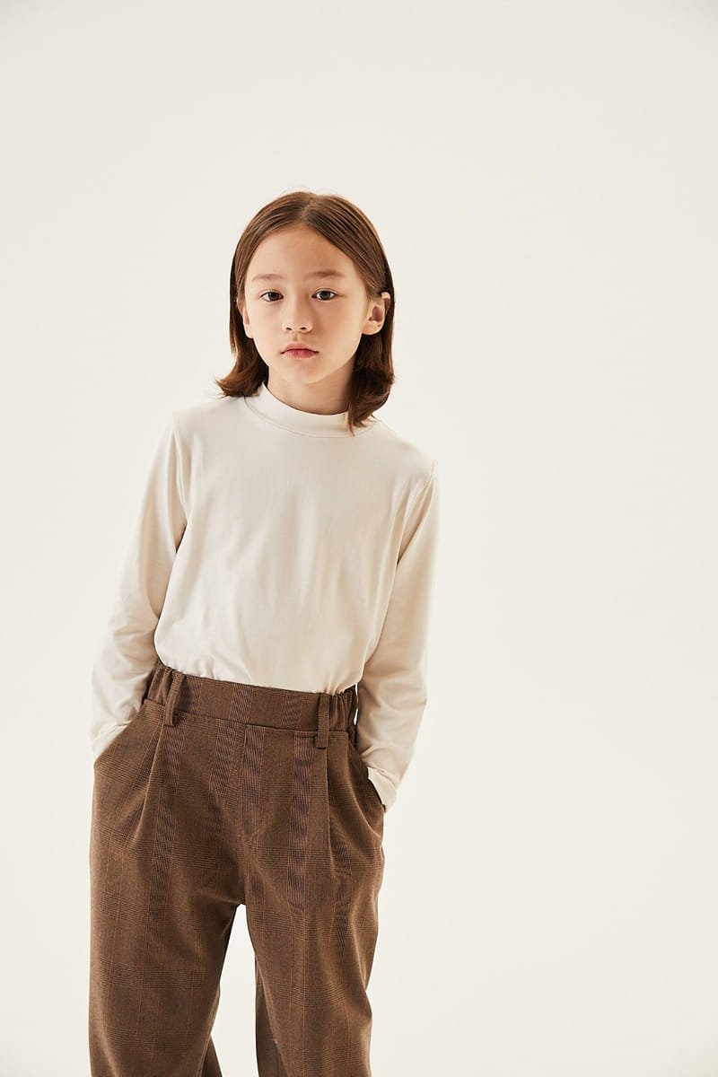 Kokoyarn - Korean Junior Fashion - #todddlerfashion - Lowell Check Pants - 9