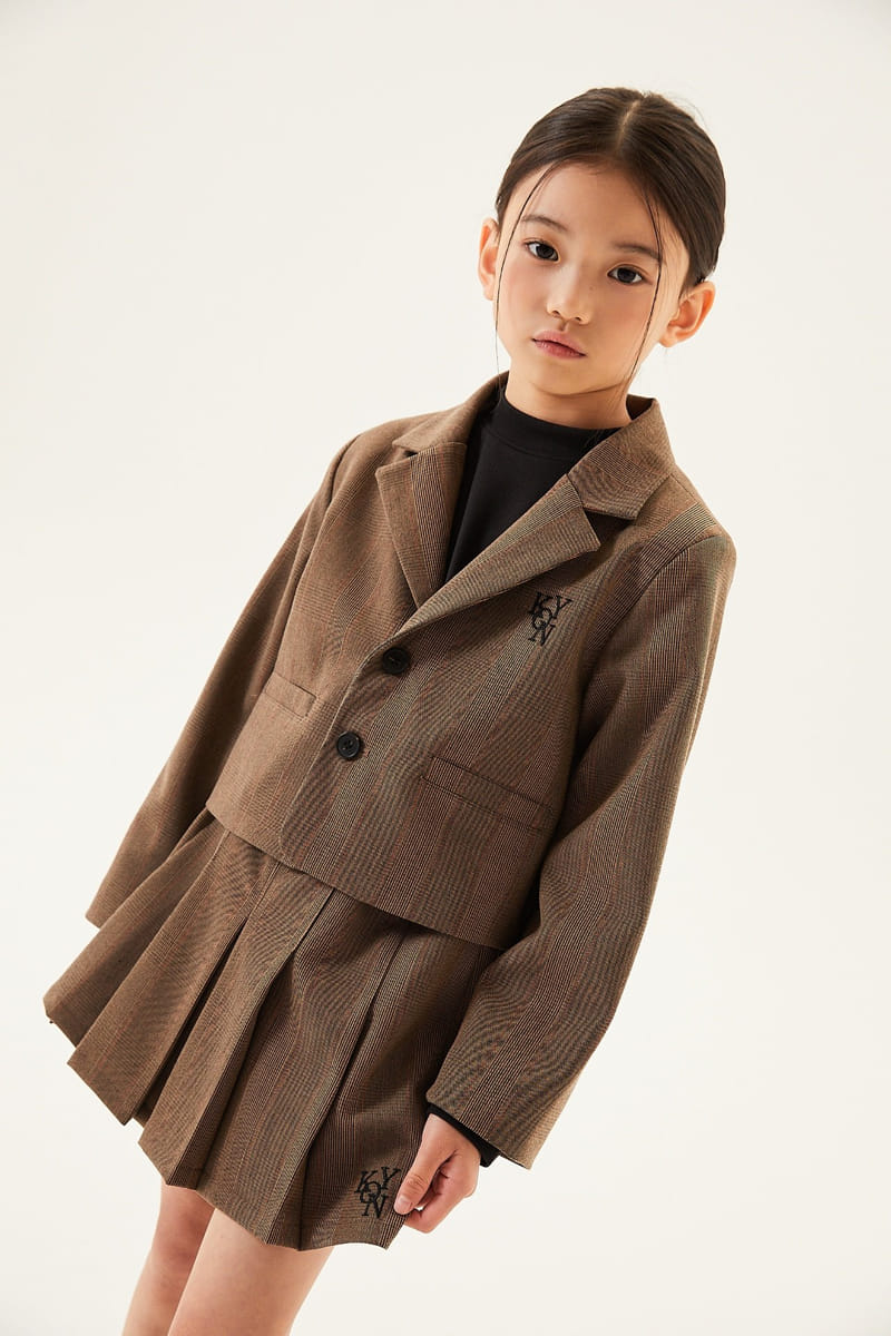 Kokoyarn - Korean Junior Fashion - #todddlerfashion - Lowell Check Jacket - 7