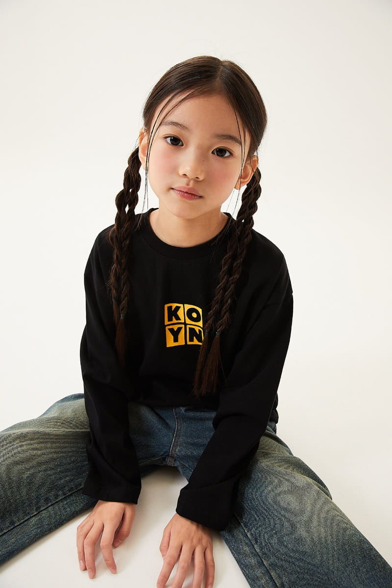 Kokoyarn - Korean Junior Fashion - #toddlerclothing - Square Logo Tee - 7