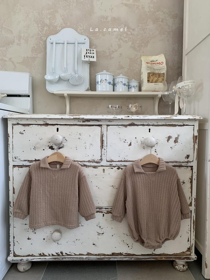 La Camel - Korean Baby Fashion - #babyboutiqueclothing - Moco Bodysuit - 4