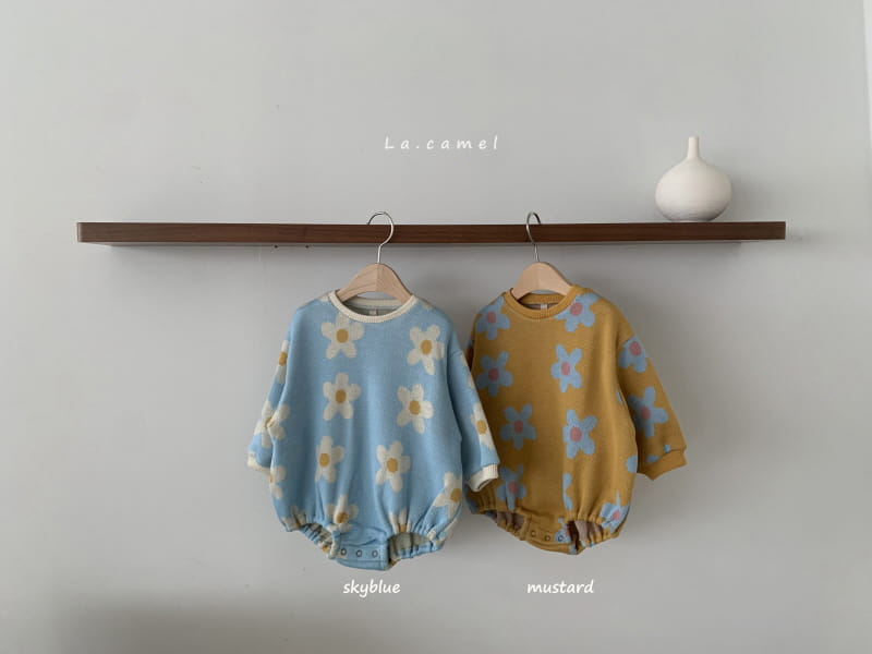 La Camel - Korean Baby Fashion - #babyoutfit - Daisy Bodysuit