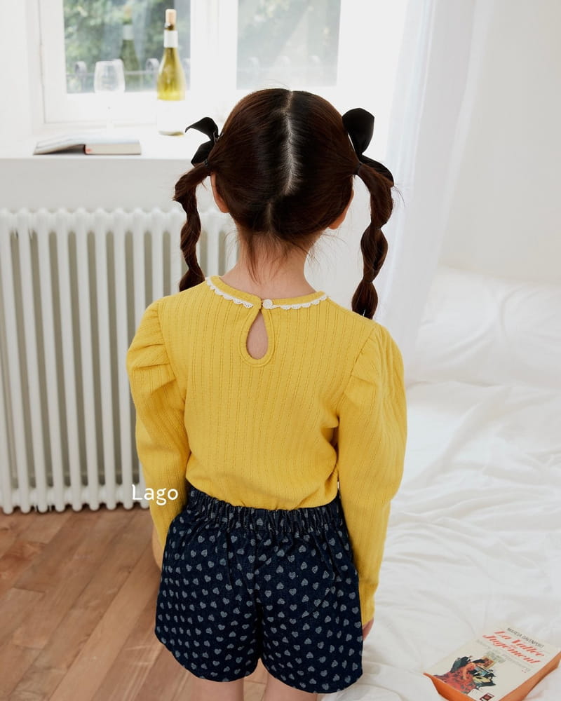 Lago - Korean Children Fashion - #Kfashion4kids - Lace Puff Tee - 9