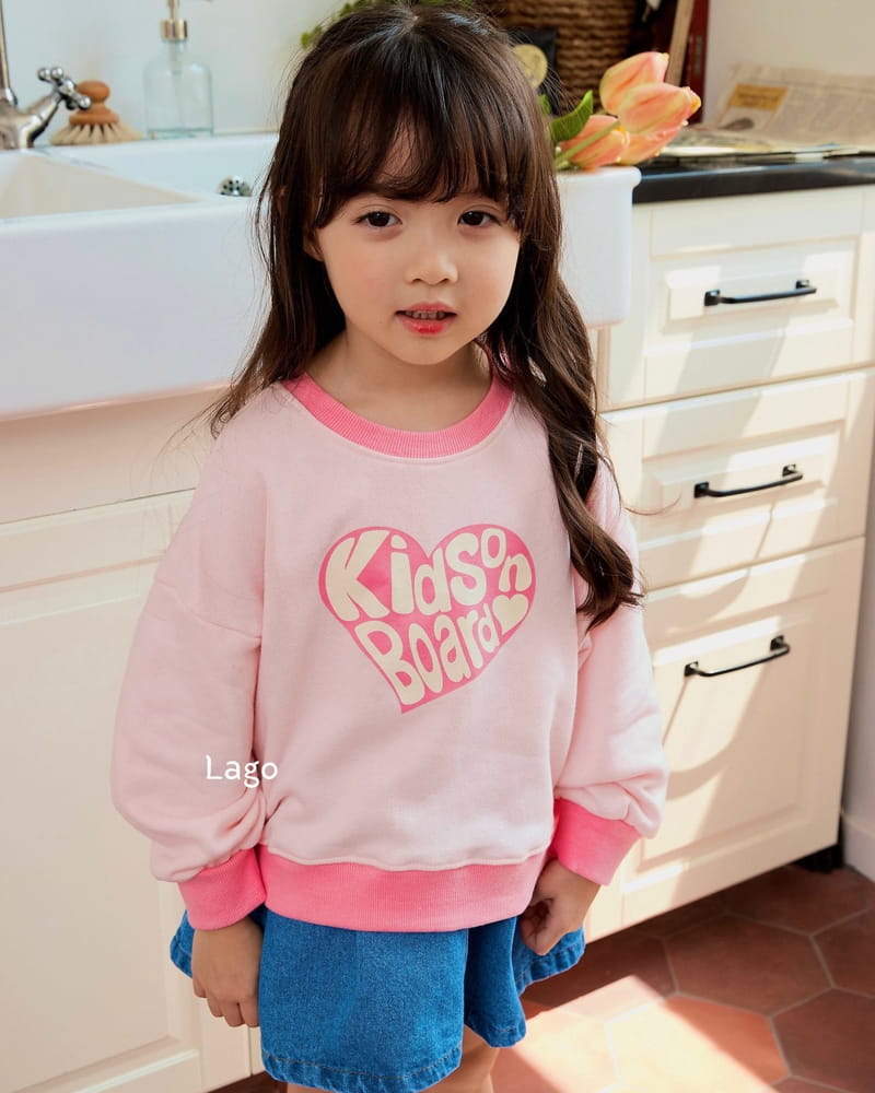 Lago - Korean Children Fashion - #prettylittlegirls - Color Sweatshirt - 4