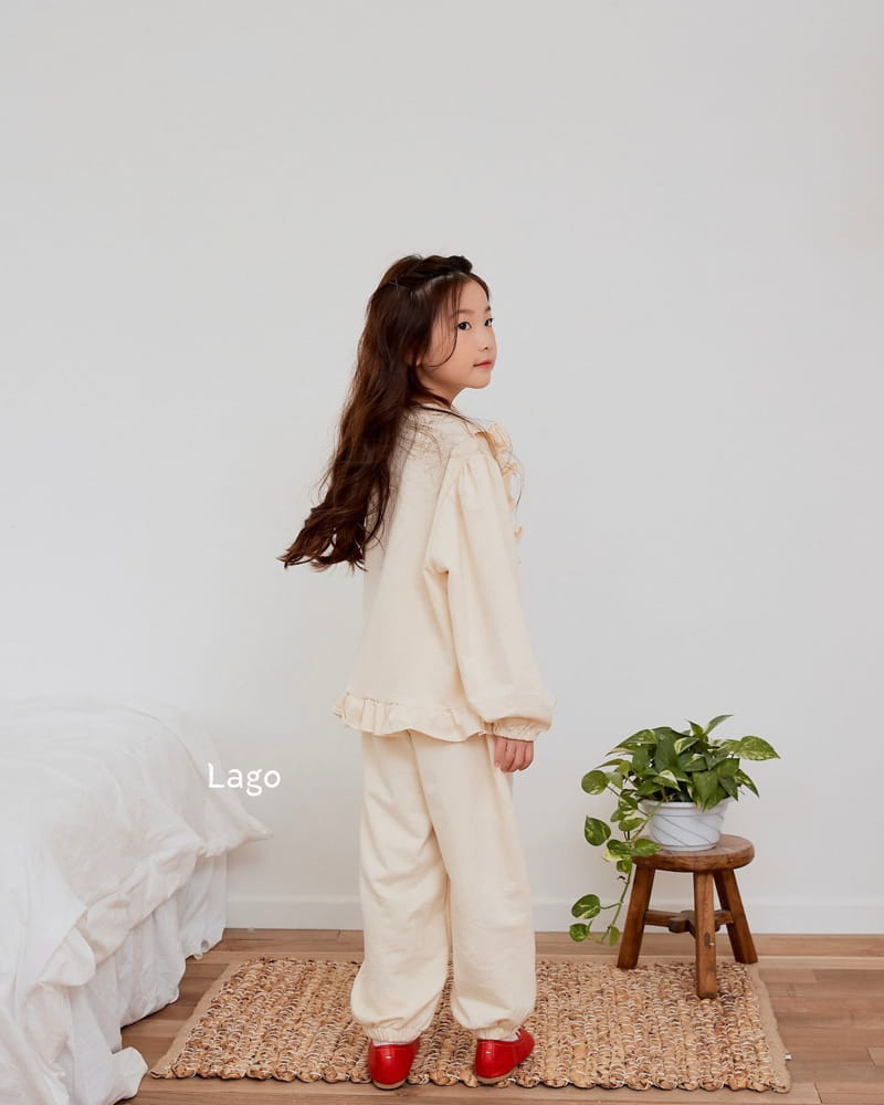 Lago - Korean Children Fashion - #childofig - Frill Sweatshirt - 10