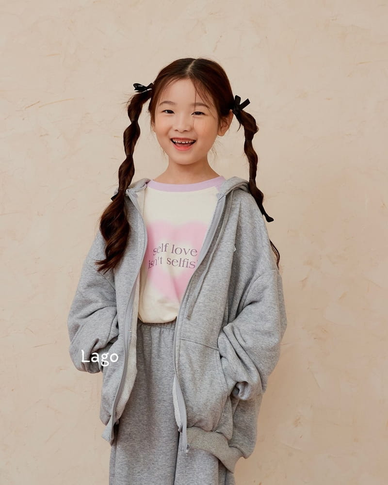 Lago - Korean Children Fashion - #childofig - Barnie Hoody Zip-up - 9