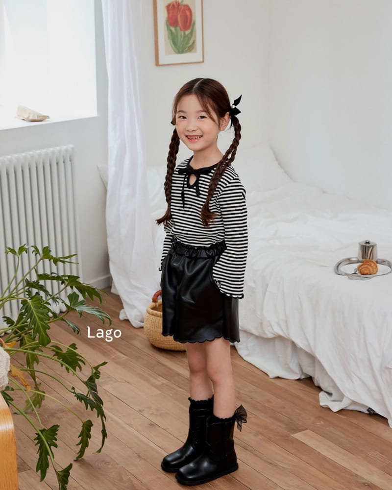 Lago - Korean Children Fashion - #childrensboutique - Bootscut Stripes Tee