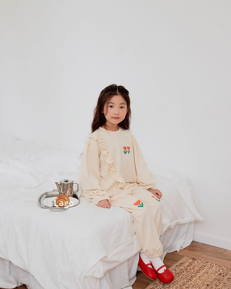 Lago - Korean Children Fashion - #childrensboutique - Frill Sweatshirt - 11