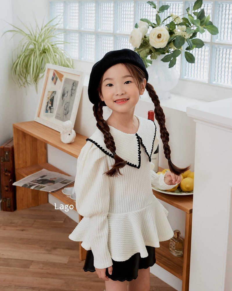 Lago - Korean Children Fashion - #designkidswear - Melo Jacquard Blouse