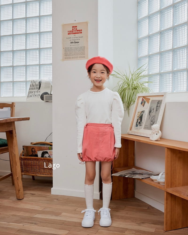 Lago - Korean Children Fashion - #discoveringself - Pumpkin String Skirt - 5