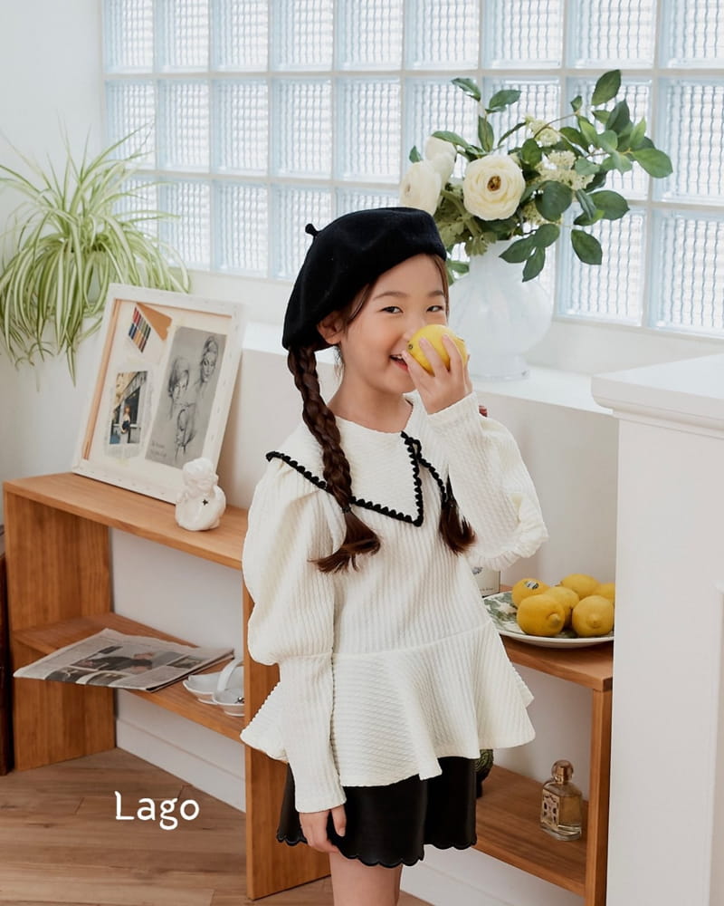 Lago - Korean Children Fashion - #fashionkids - Melo Jacquard Blouse - 3