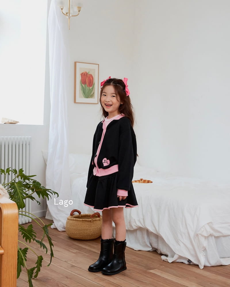 Lago - Korean Children Fashion - #fashionkids - Love Play Skirt