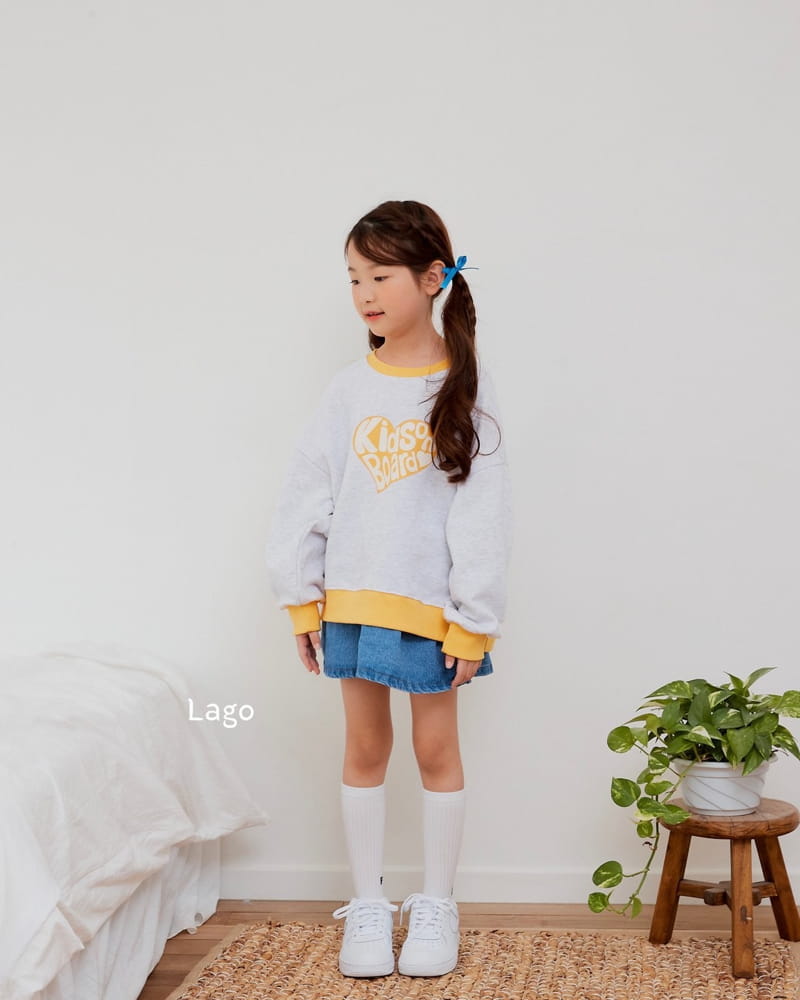 Lago - Korean Children Fashion - #kidsshorts - Color Sweatshirt - 10