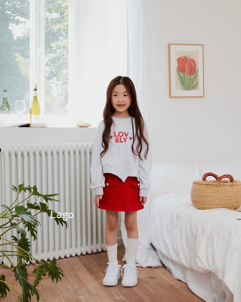 Lago - Korean Children Fashion - #kidsshorts - Unbal Sweatshirt - 9