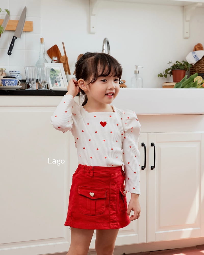 Lago - Korean Children Fashion - #kidsshorts - Puff Square Tee - 7