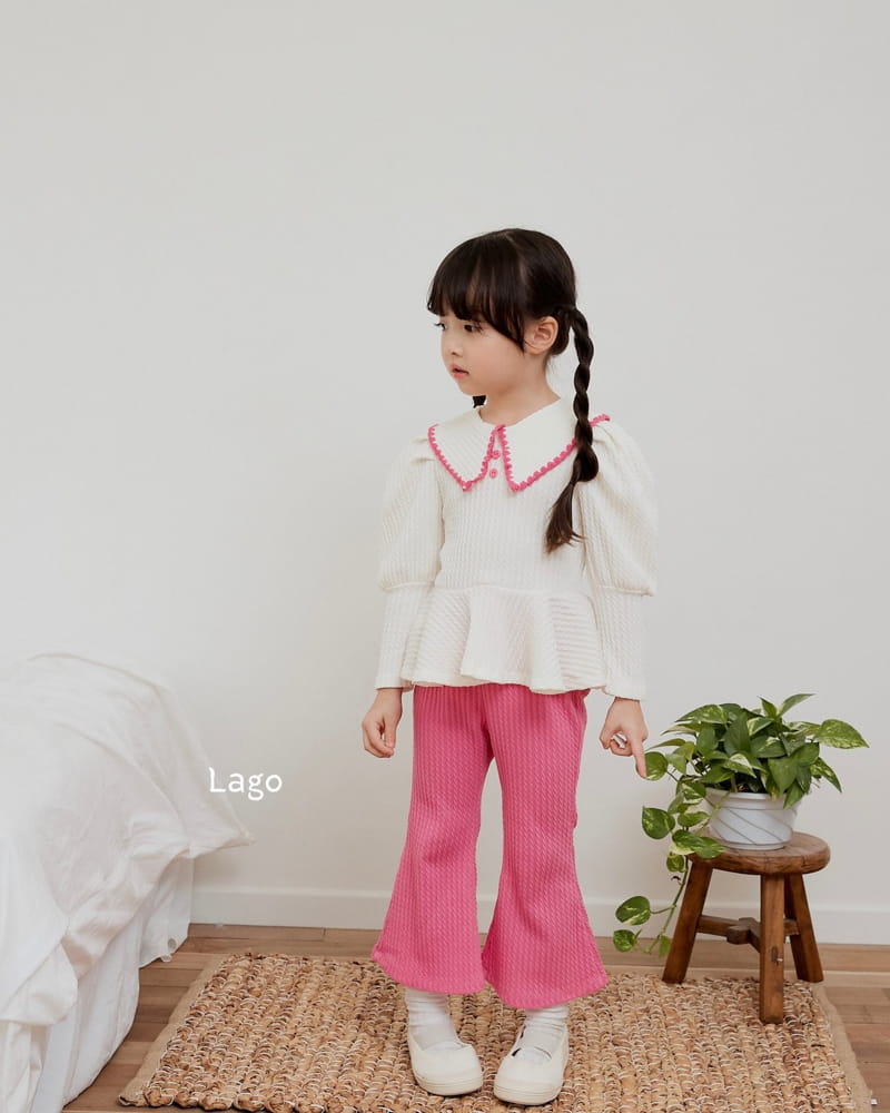 Lago - Korean Children Fashion - #fashionkids - Melo Jacquard Blouse - 4