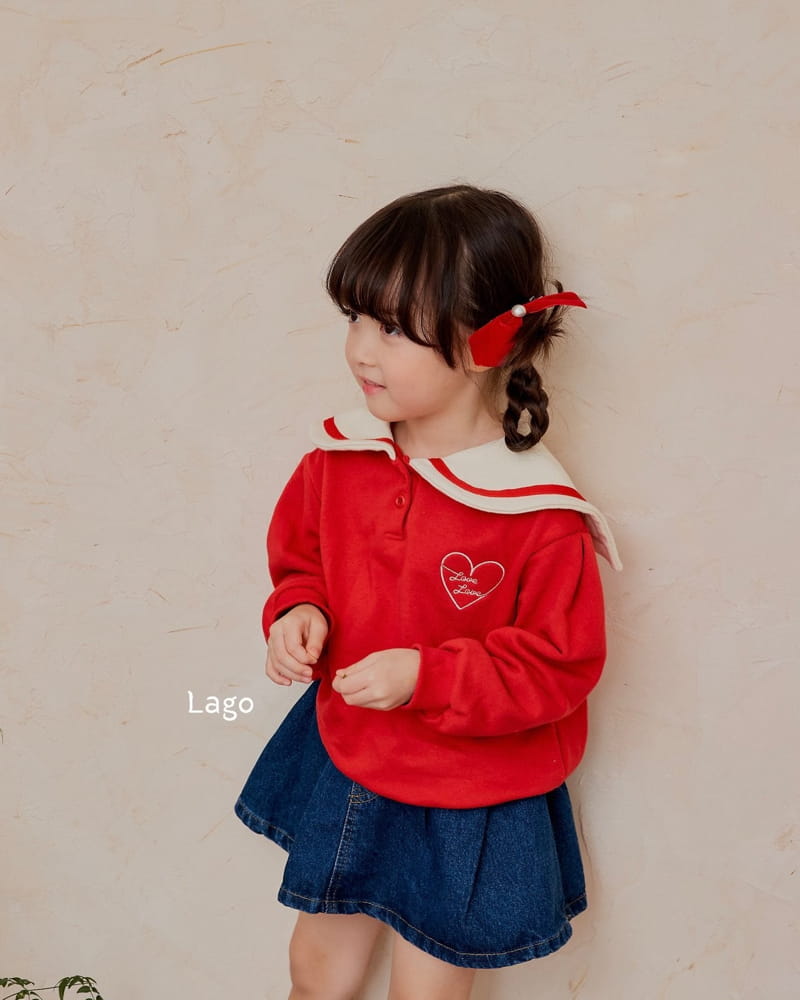 Lago - Korean Children Fashion - #kidsstore - Love Sweatshirt