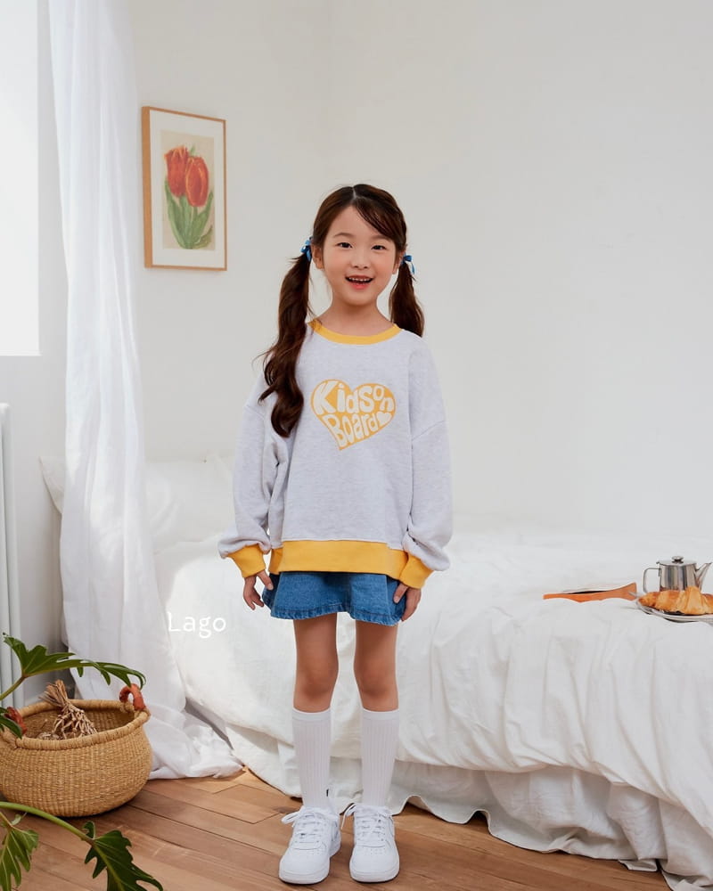 Lago - Korean Children Fashion - #kidzfashiontrend - Color Sweatshirt - 12