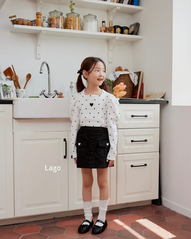 Lago - Korean Children Fashion - #magicofchildhood - Puff Square Tee - 12