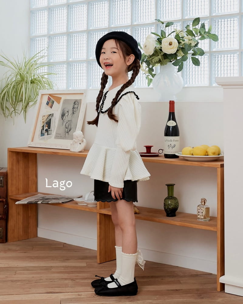 Lago - Korean Children Fashion - #magicofchildhood - Melo Jacquard Blouse - 9