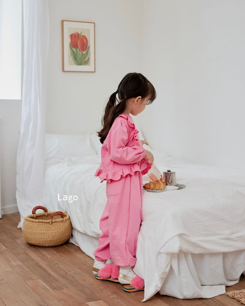 Lago - Korean Children Fashion - #littlefashionista - Frill Sweatshirt - 4