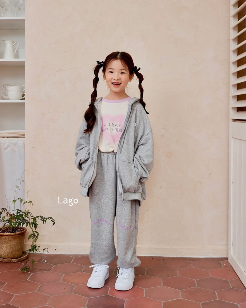 Lago - Korean Children Fashion - #magicofchildhood - Barnie Hoody Zip-up - 3