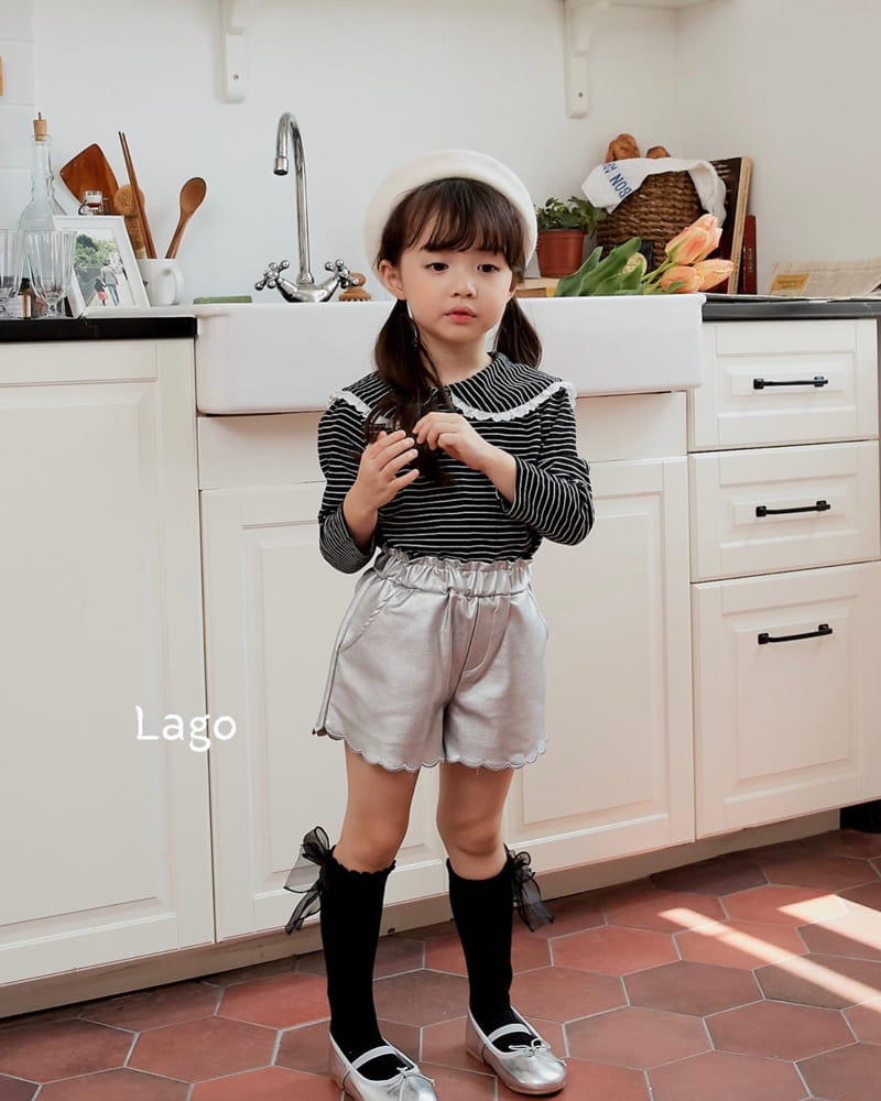 Lago - Korean Children Fashion - #prettylittlegirls - Leather Wave Pants - 11