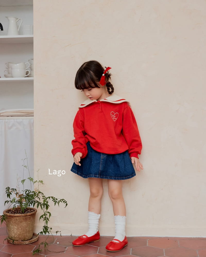 Lago - Korean Children Fashion - #prettylittlegirls - Love Sweatshirt - 7