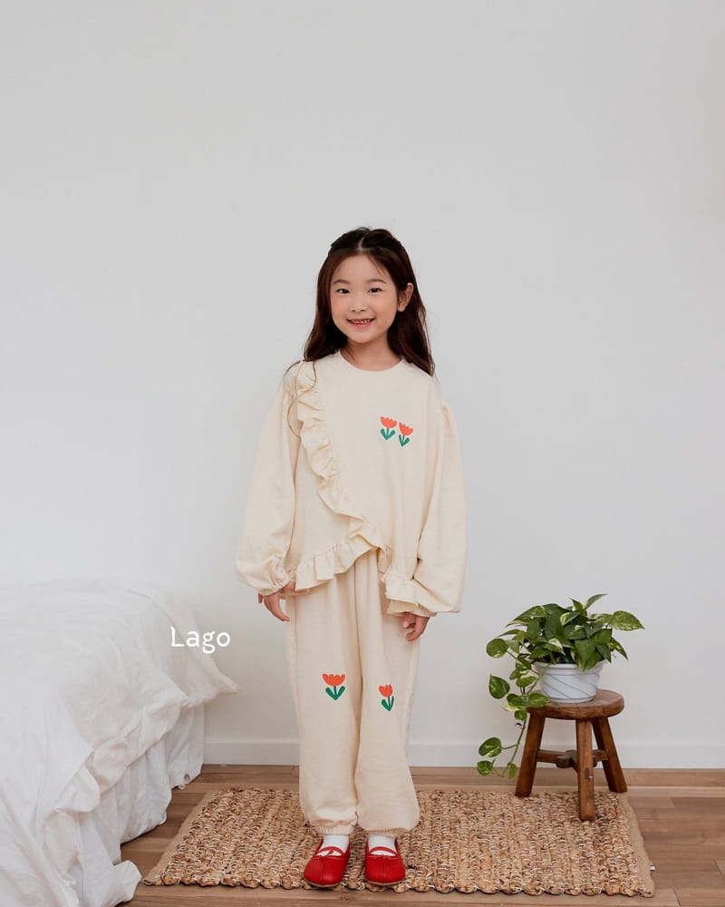 Lago - Korean Children Fashion - #todddlerfashion - Flower Pants - 8