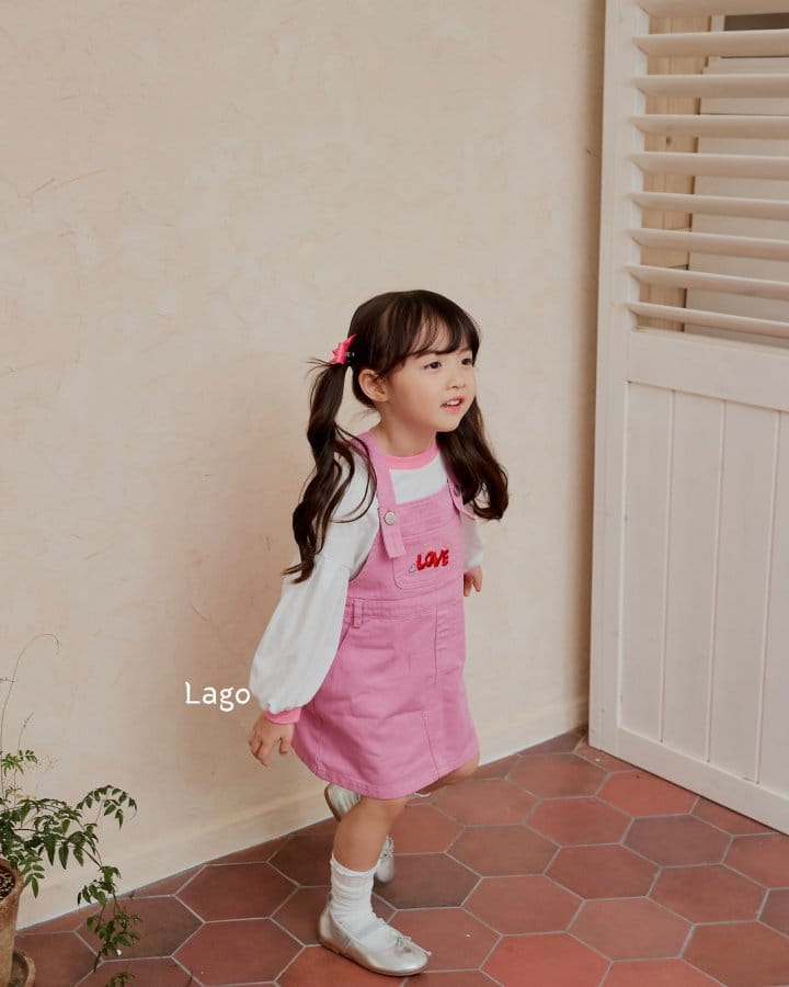 Lago - Korean Children Fashion - #toddlerclothing - Bear Long Tee - 5