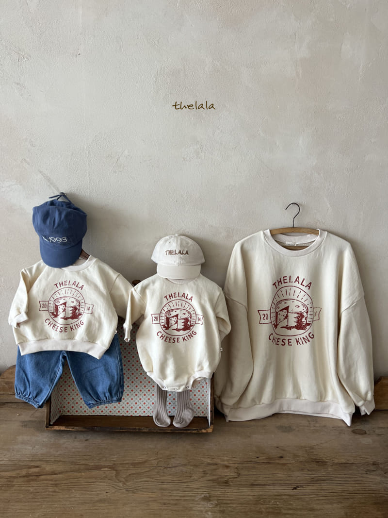 Lala - Korean Baby Fashion - #babyclothing - Cheese King Bodysuit - 4