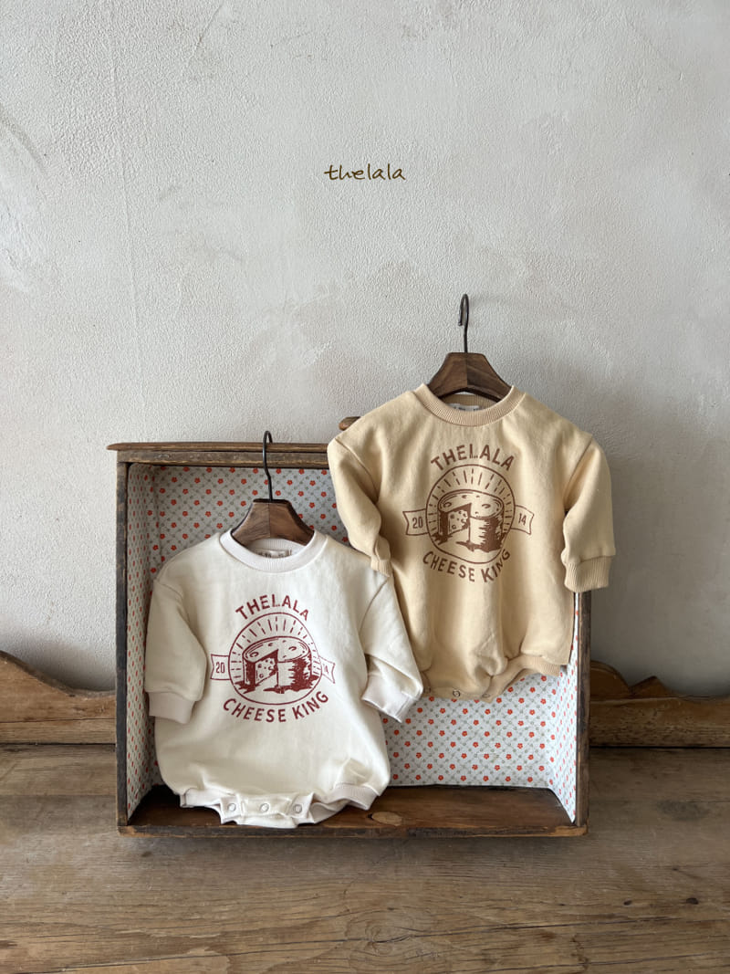 Lala - Korean Baby Fashion - #babyootd - Cheese King Bodysuit - 9